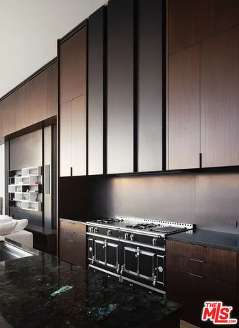 a view of kitchen with wooden floor