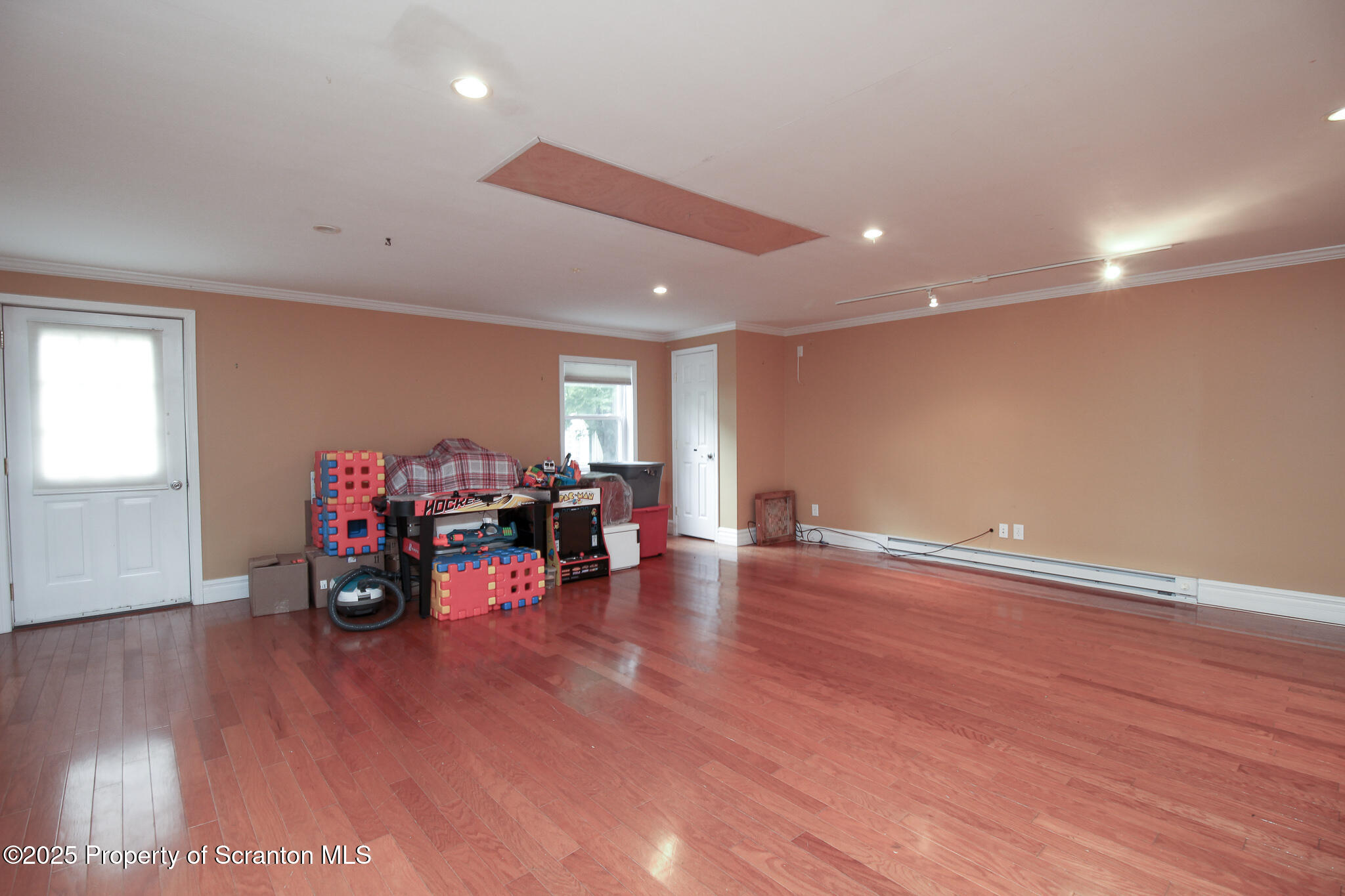 525 North Abington Road Clarks Summit, PA 18411 - Photo 60 of 61 a living room with furniture and a wooden floor