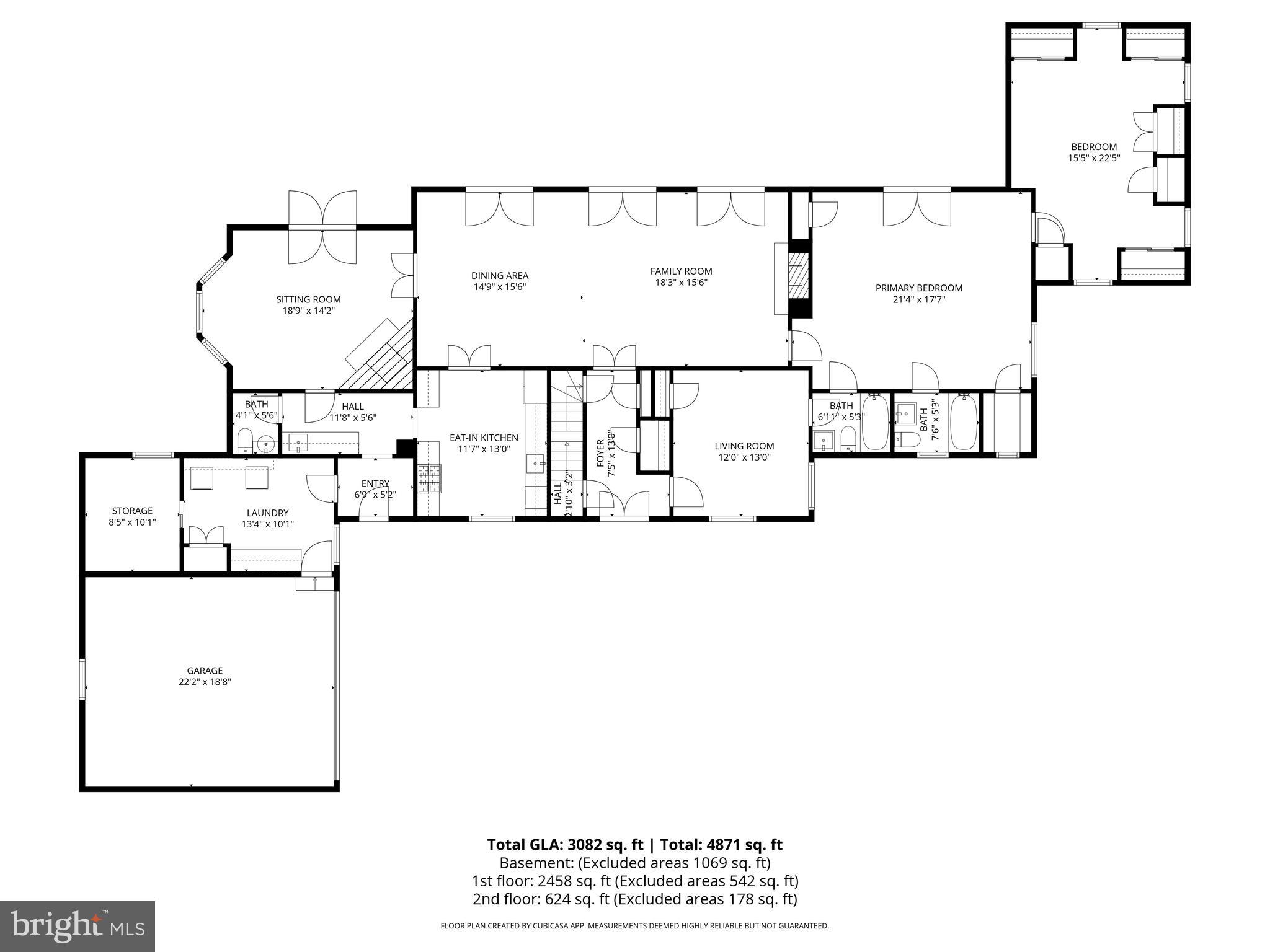 4 Farview Road Baltimore, MD 21212 - Photo 60 of 65 1 st Floor Dimensions
