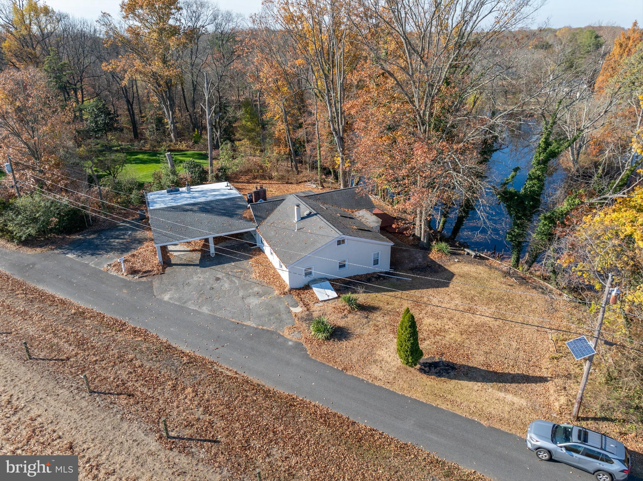 8 Lakeside Drive Medford, NJ 08055 - Photo 41 of 53 VIEW FROM ABOVE OF HOUSE AND STREET
