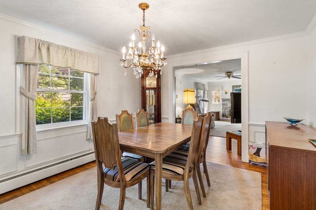 25 Centre Lane Milton, MA 02186 - Photo 5 of 32 a view of a dining room with furniture window and outside view
