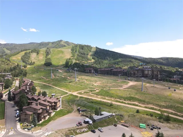 a view of a lake with a mountain