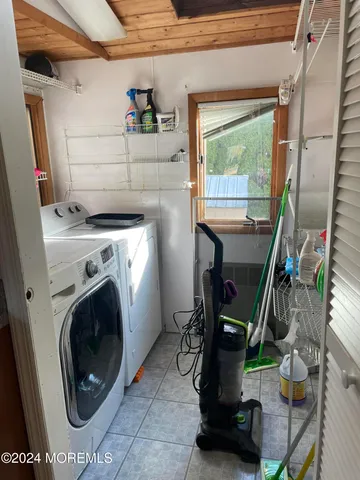 a room with storage and utility