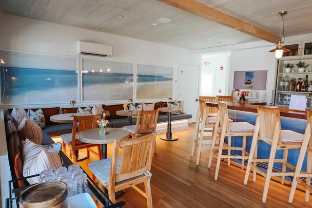 a view of lake and mountain