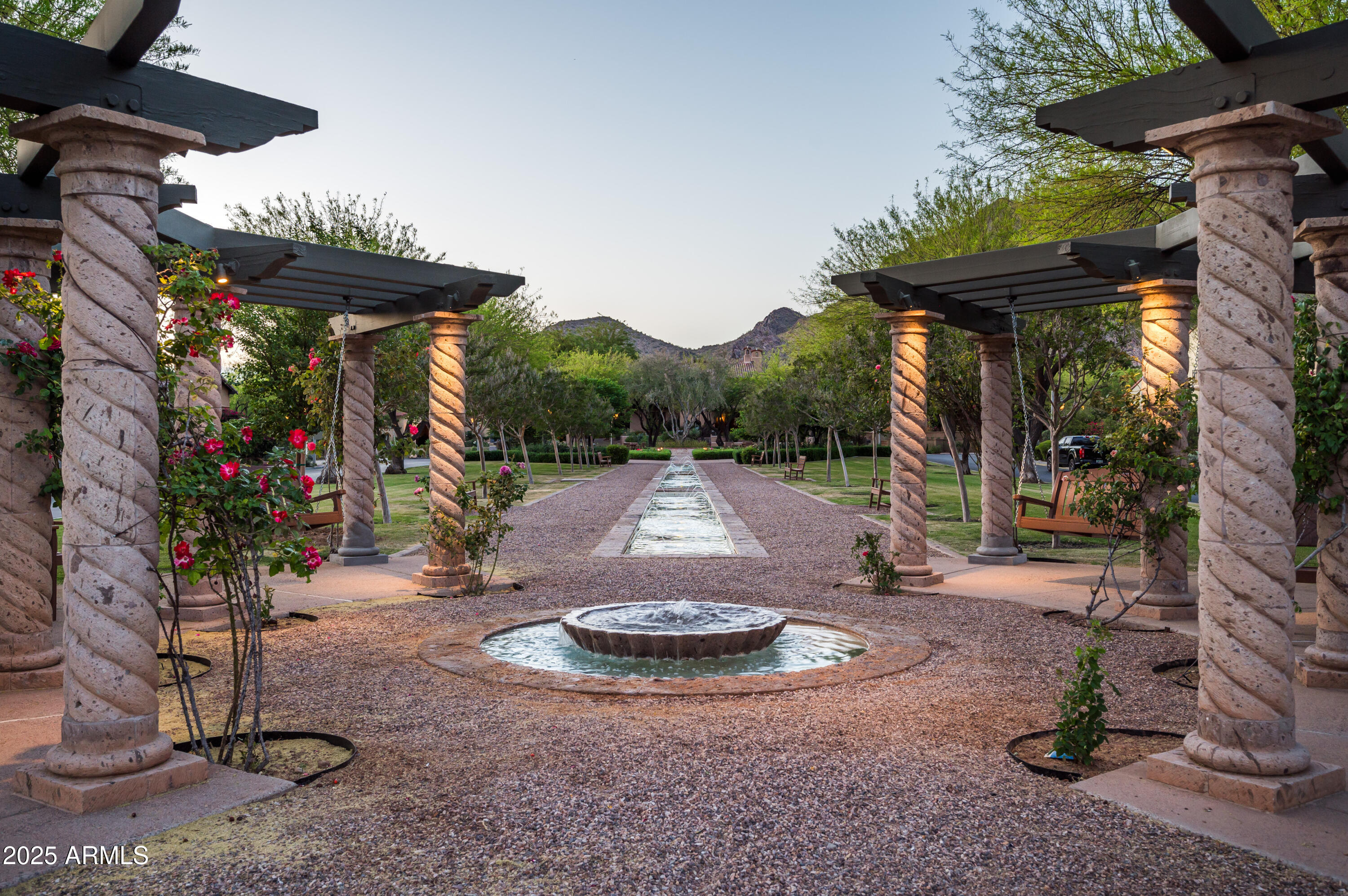 20263 North 102nd Place Scottsdale, AZ 85255 - Photo 43 of 58 a view of a dinning tables and chairs in patio