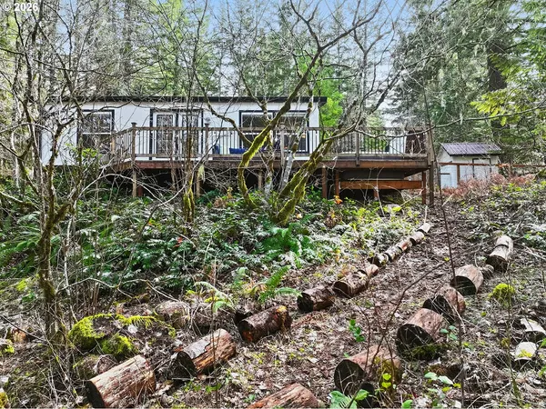 a view of a wooden fence