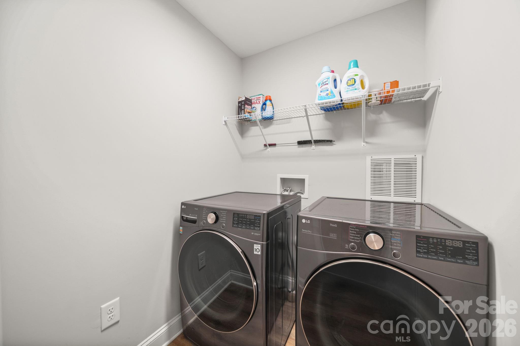 5311 Flint Ridge Marshville, NC 28103 - Photo 21 of 38 a utility room with dryer and washer
