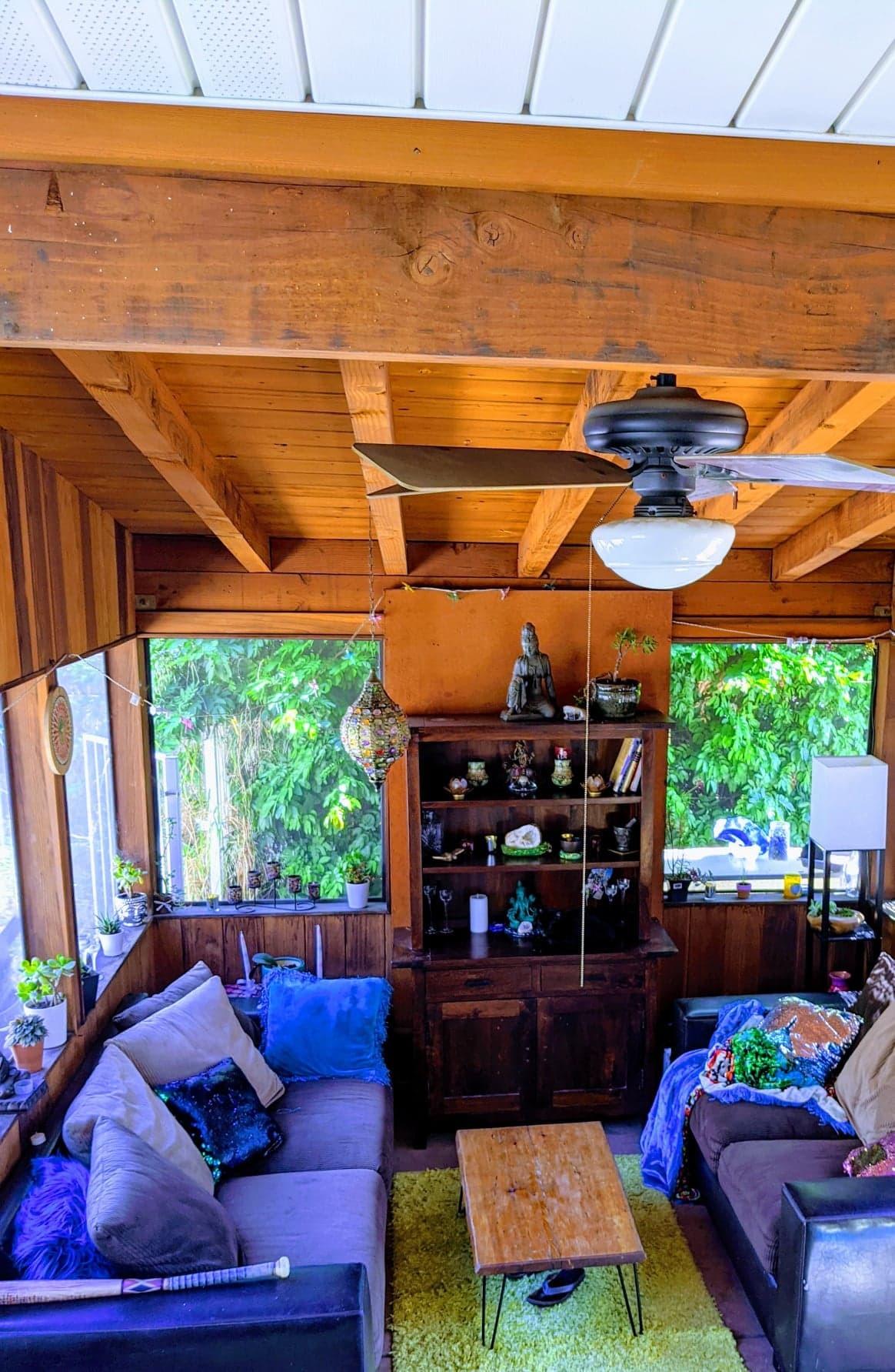 9035 Rosedale Drive Spring Valley, CA 91977 - Photo 12 of 14 a outdoor living space with furniture and a fireplace