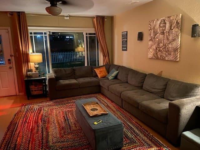 9035 Rosedale Drive Spring Valley, CA 91977 - Photo 9 of 14 a living room with furniture and a fireplace
