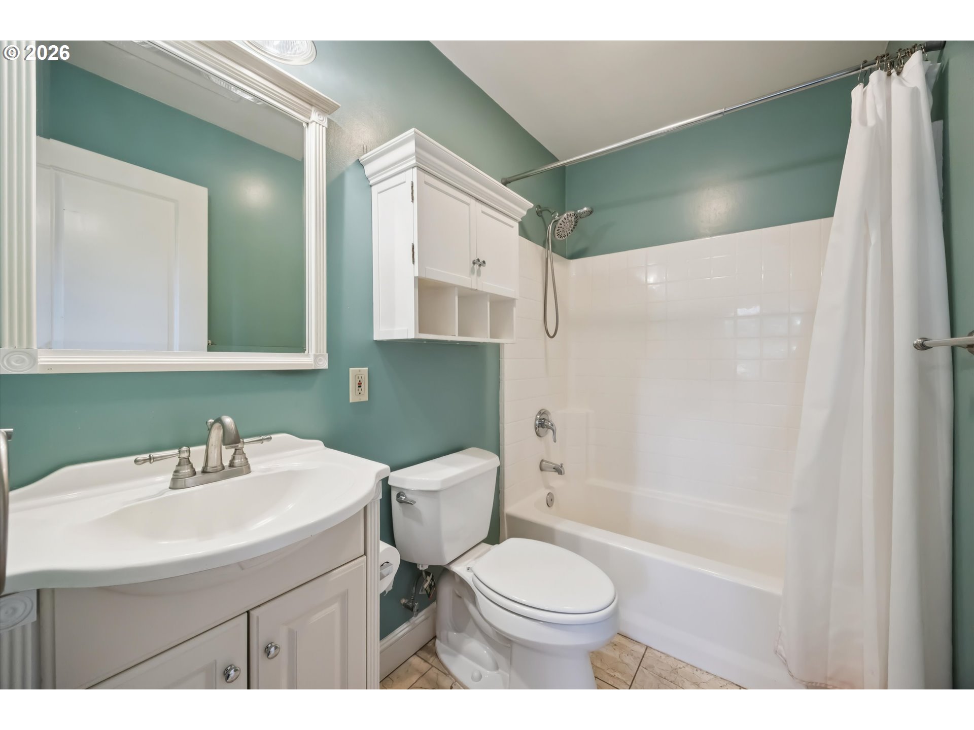 6118 Northeast Alton Street Portland, OR 97213 - Photo 32 of 46 a bathroom with a sink toilet and shower
