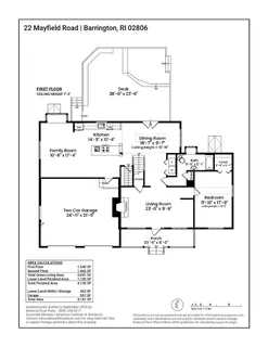$849,000 | 22 Mayfield Road, Barrington, RI 02806