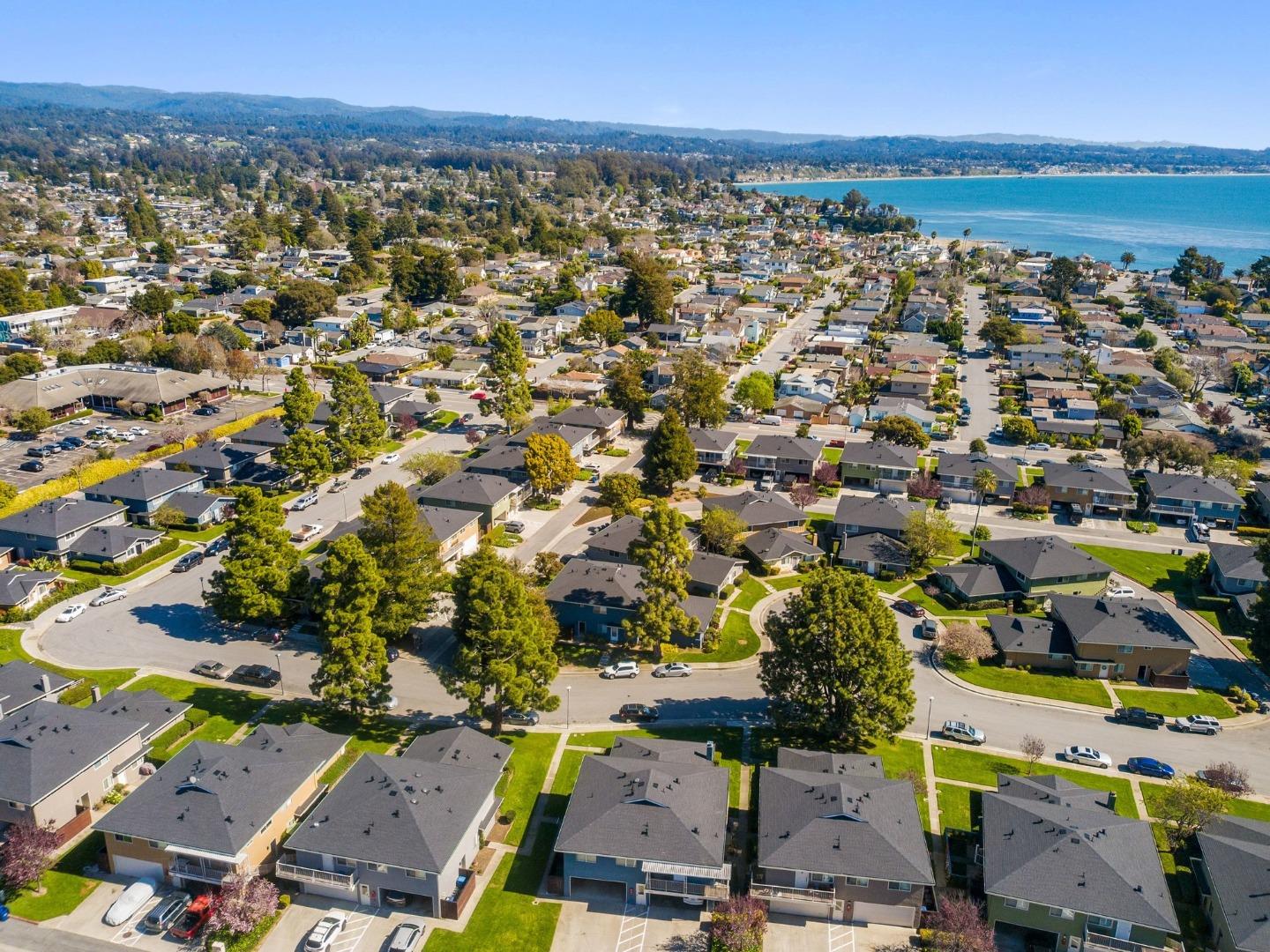 4465 Diamond Street, Unit 4 Capitola, CA 95010 - Photo 41 of 41 an aerial view of a city with lots of residential buildings