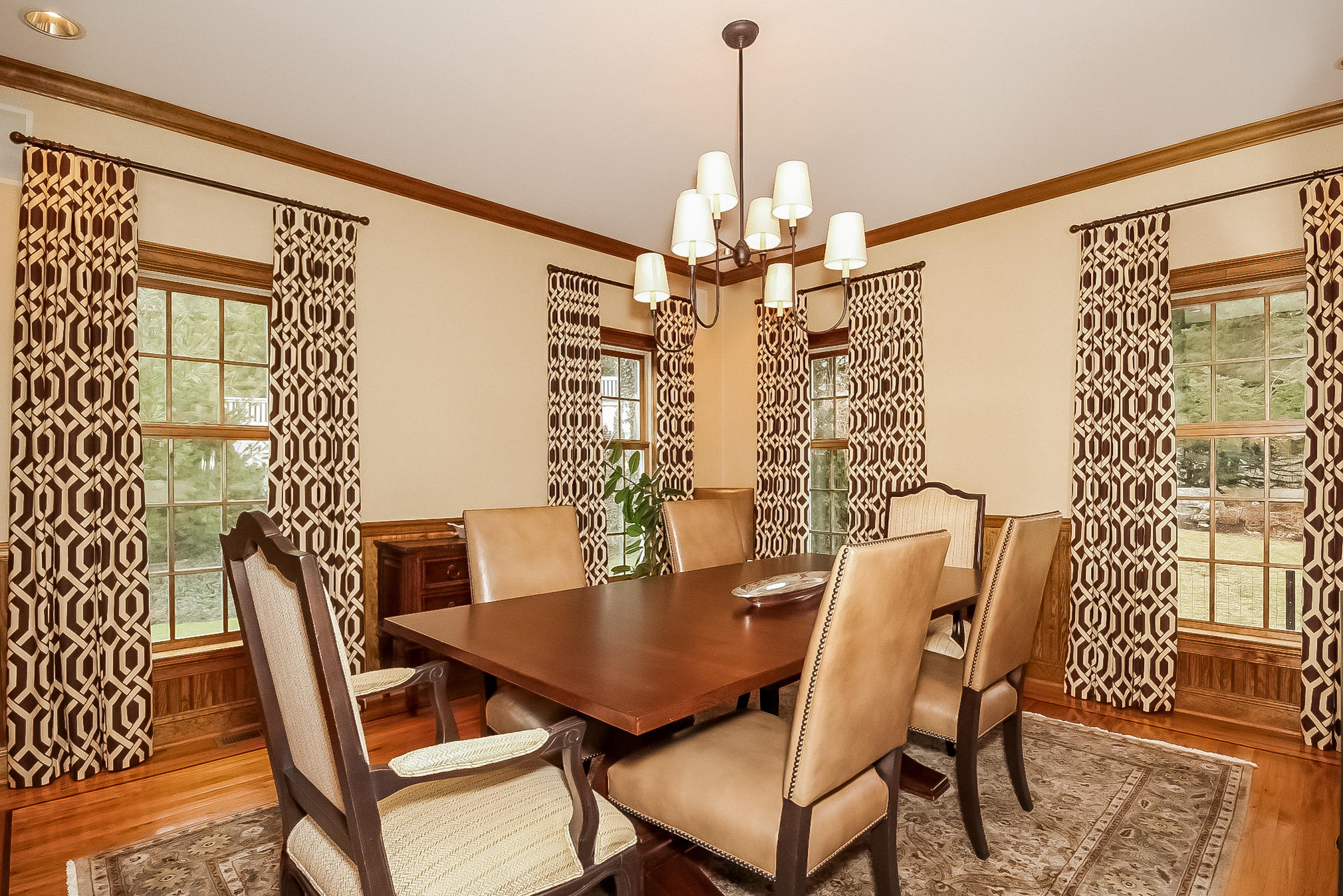 95 Cascade Road Stamford, CT 06903 - Photo 5 of 26 a view of a dining room with furniture window and wooden floor
