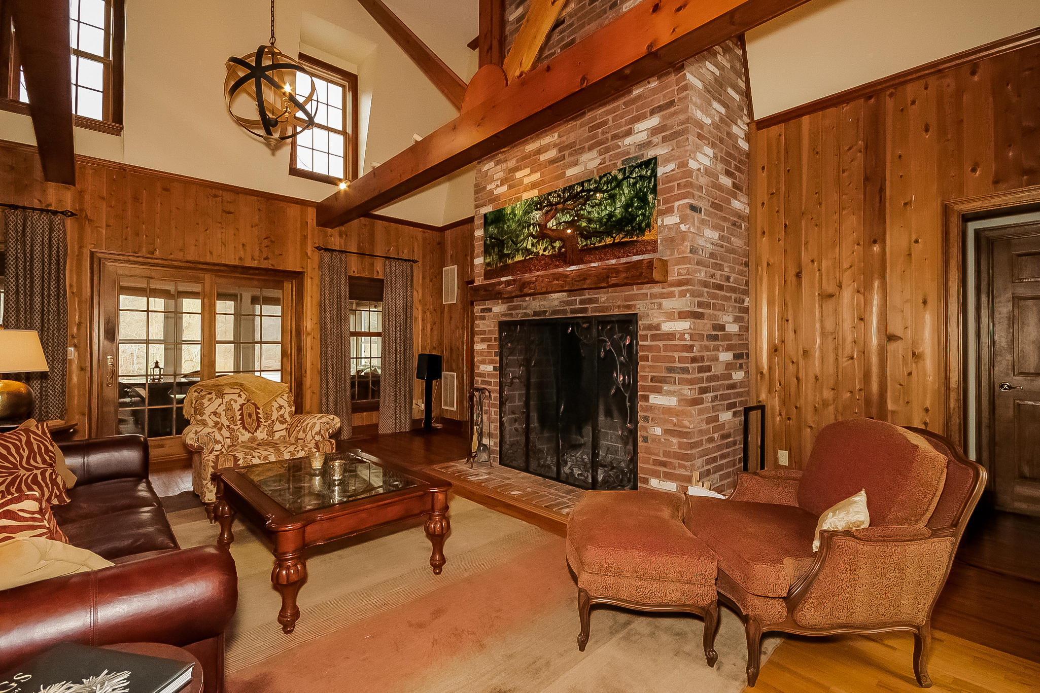 95 Cascade Road Stamford, CT 06903 - Photo 9 of 26 a outdoor living space with furniture and a fireplace