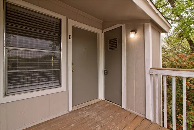 a view of balcony and window