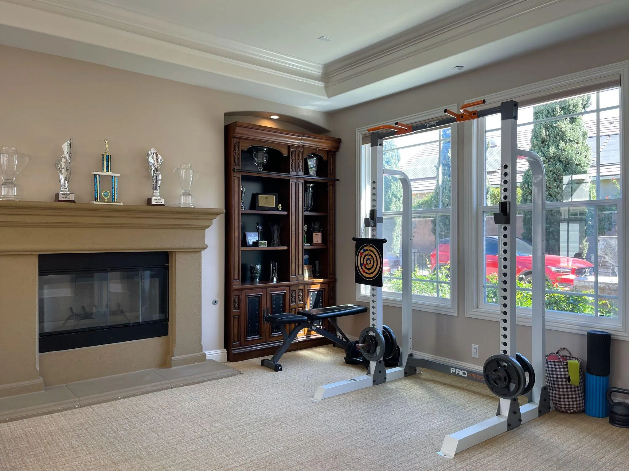 694 Cypress Hills Drive Encinitas, CA 92024 - Photo 11 of 49 a living room with furniture and a fireplace