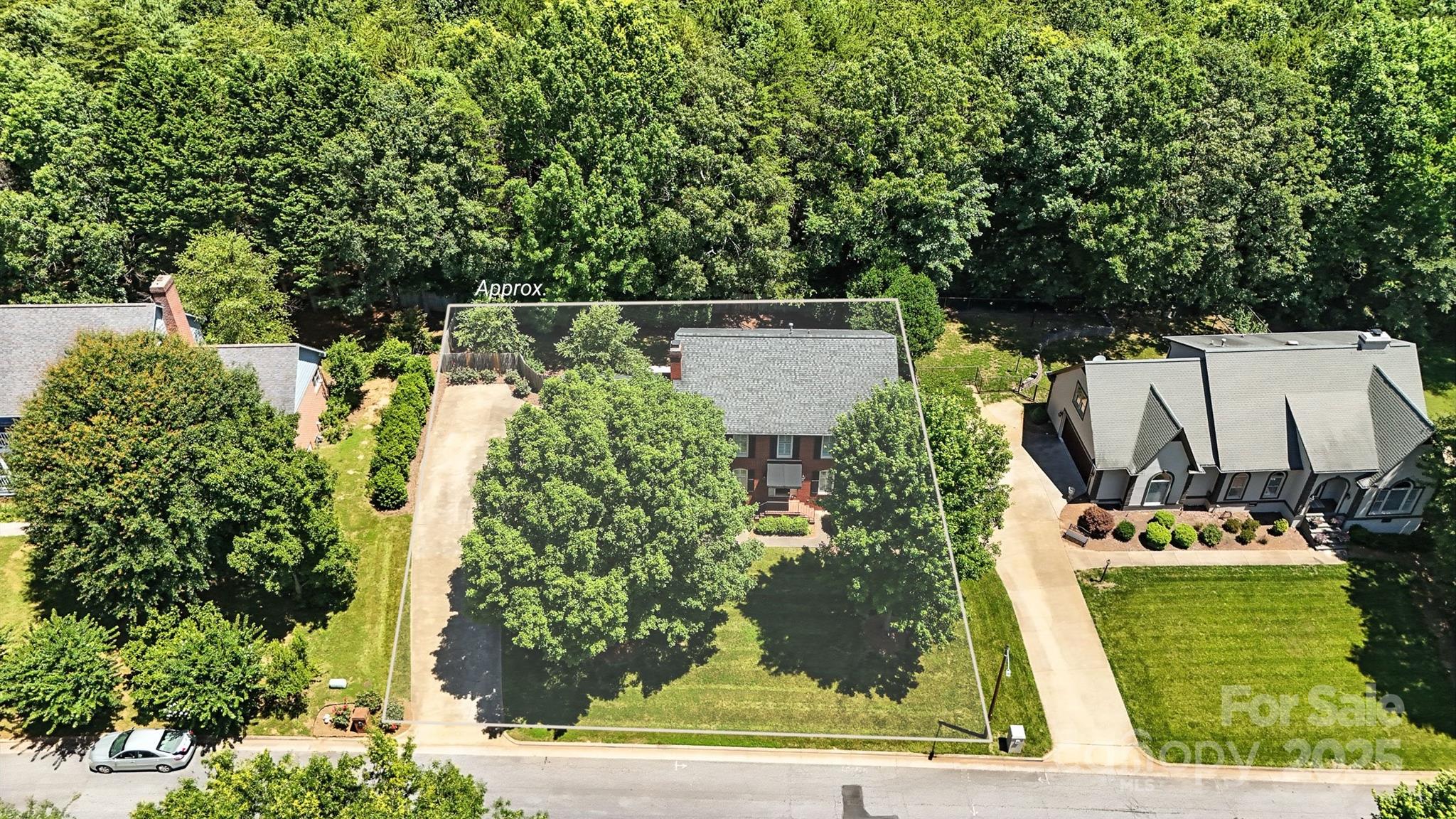 147 35th Avenue Northeast Hickory, NC 28601 - Photo 40 of 43 aerial view of a house
