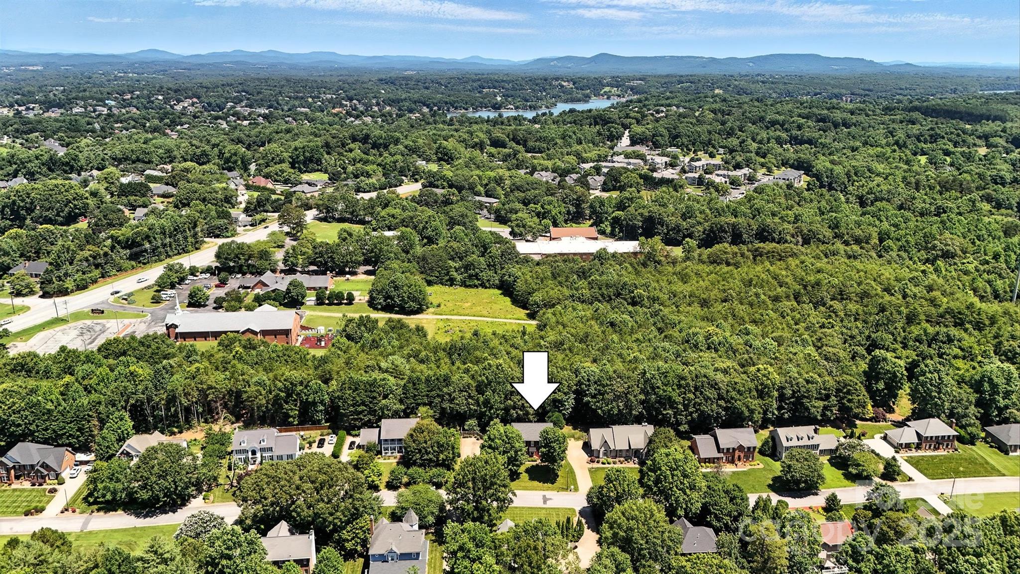 147 35th Avenue Northeast Hickory, NC 28601 - Photo 42 of 43 an aerial view of residential house with outdoor space