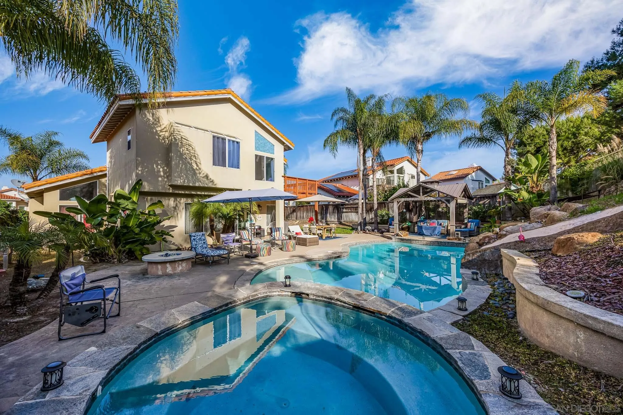 5063 Frazee Road Oceanside, CA 92057 - Photo 36 of 45 a view of a house with backyard and sitting area