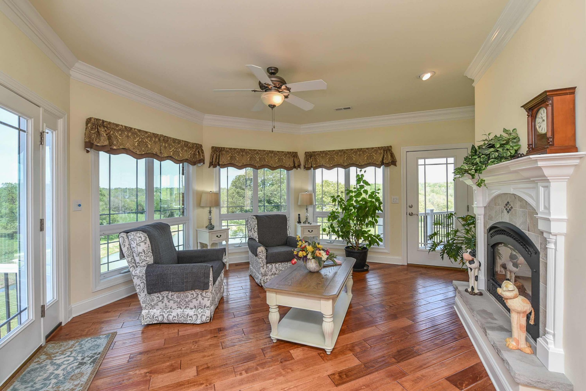 2682 Maple Grove Road Dickson, TN 37055 - Photo 18 of 50 a living room with fireplace furniture and a large window