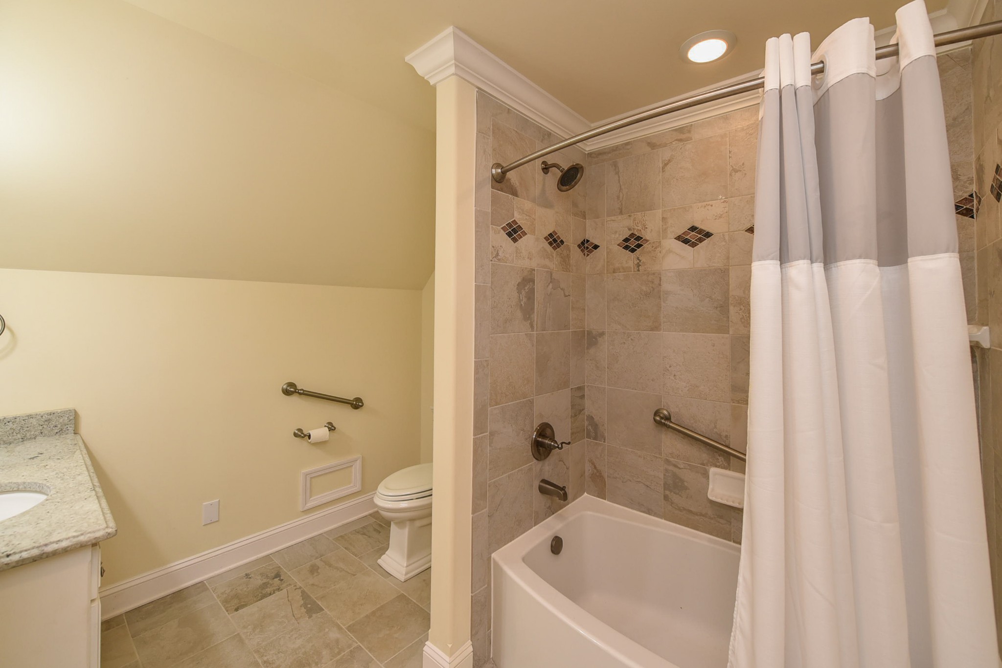 2682 Maple Grove Road Dickson, TN 37055 - Photo 39 of 50 a bathroom with a shower a bathtub and toilet