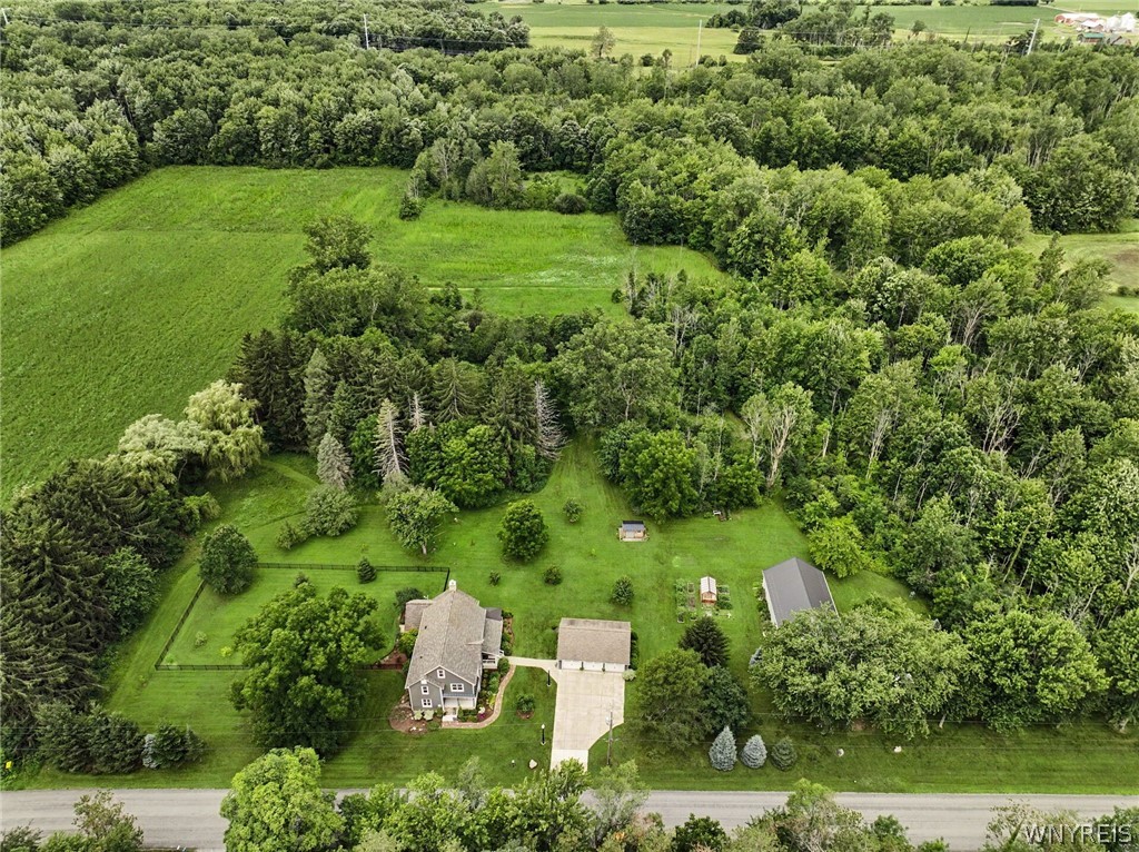 6600 Dye Road Newstead, NY 14001 - Photo 4 of 50 Another drone overhead view; 6.41 acres