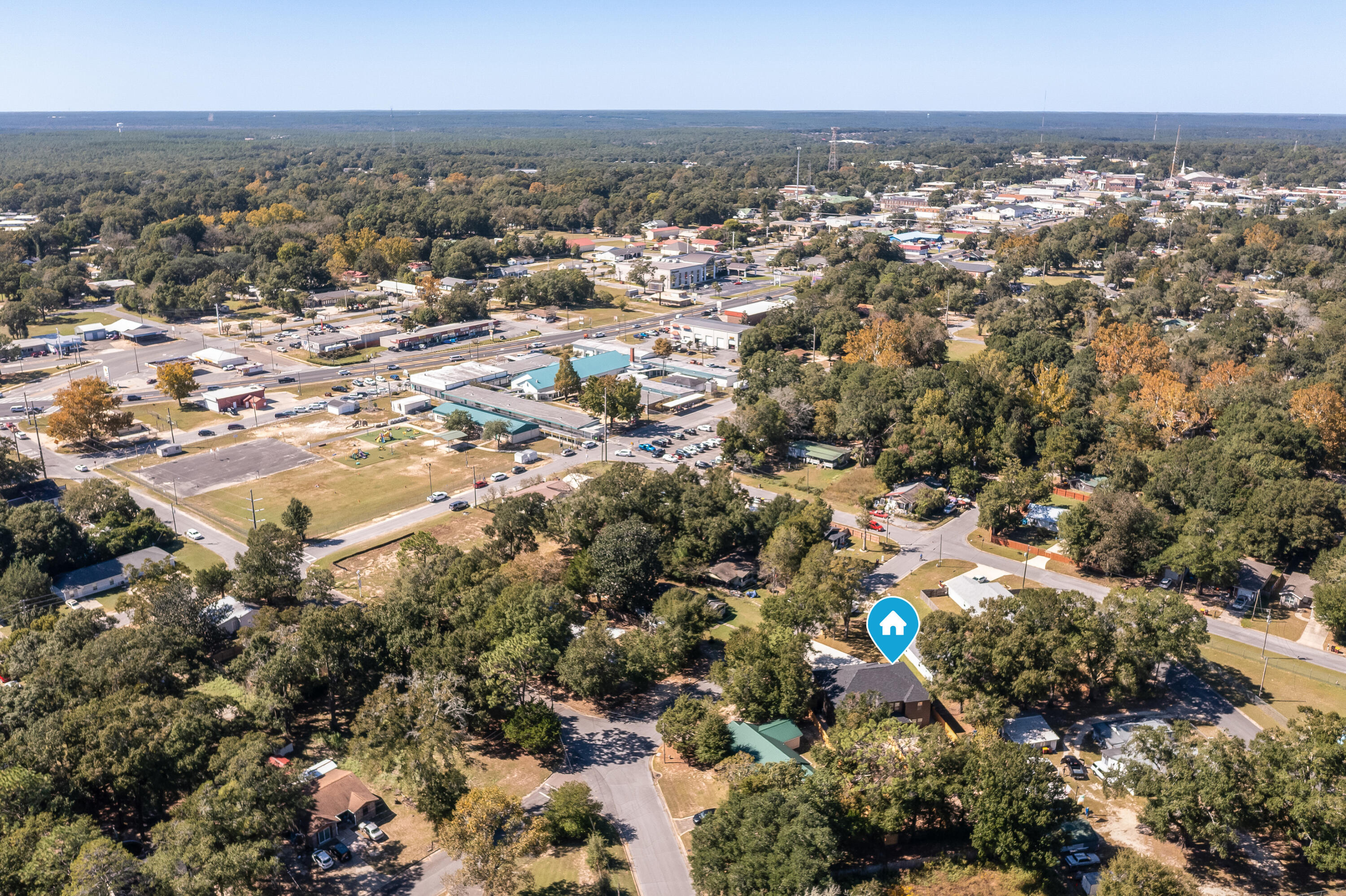 751 Amos Street, Unit A AND B Crestview, FL 32539 - Photo 36 of 47 an aerial view of multiple house
