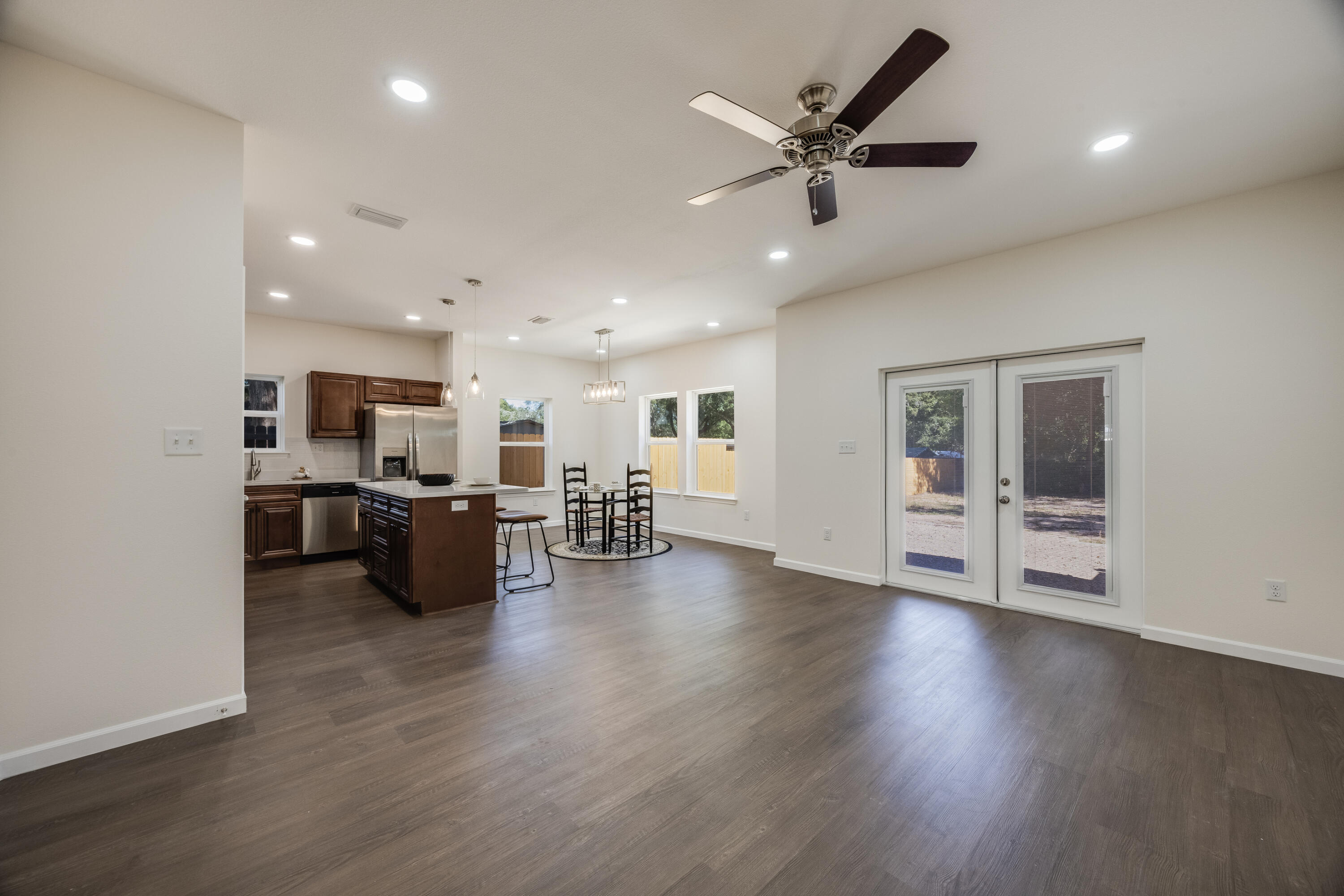 751 Amos Street, Unit A AND B Crestview, FL 32539 - Photo 4 of 47 a living room with furniture and kitchen view