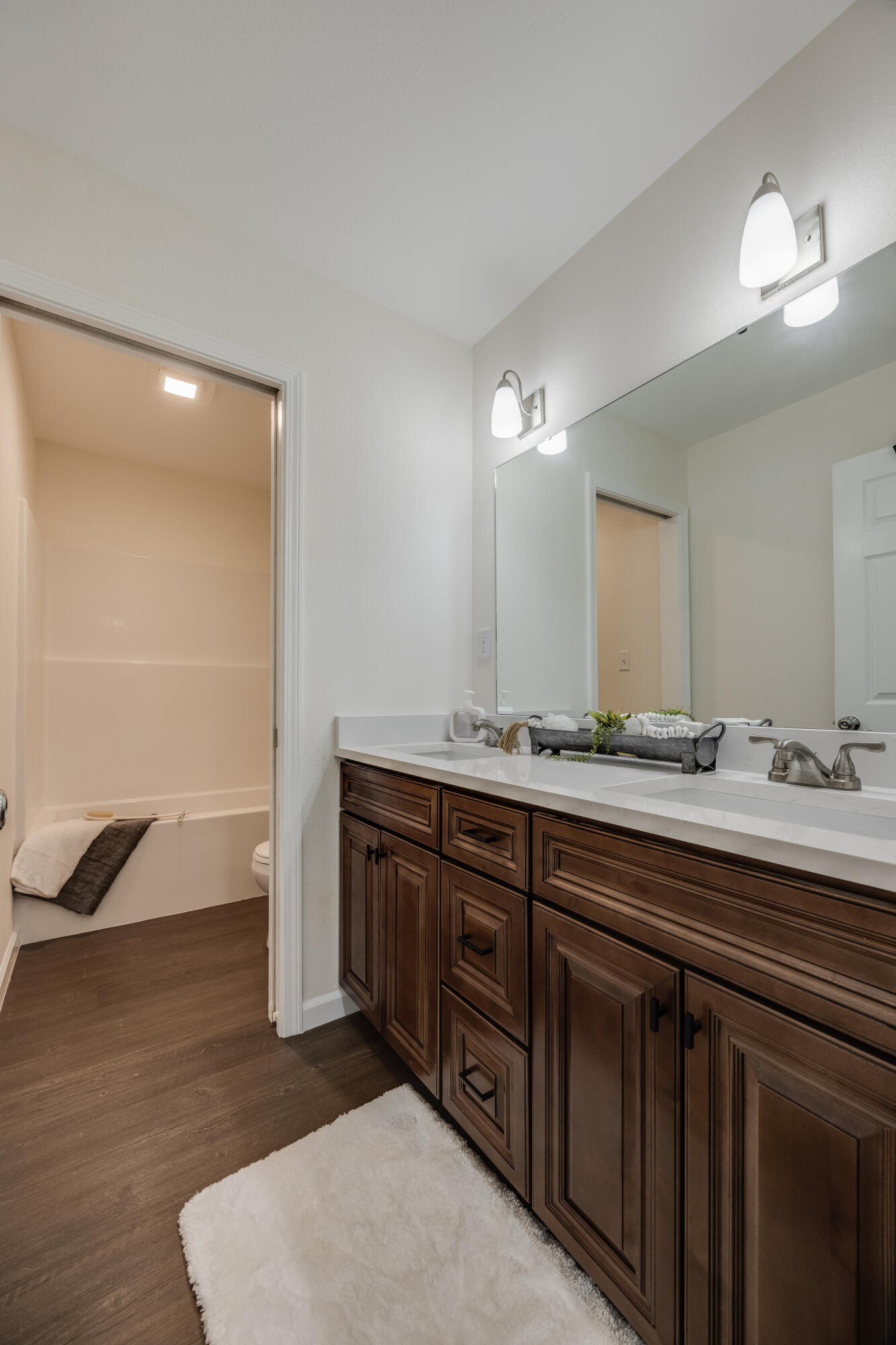 751 Amos Street, Unit A AND B Crestview, FL 32539 - Photo 41 of 47 a bathroom with a sink and a mirror