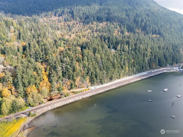 a view of swimming pool from a window