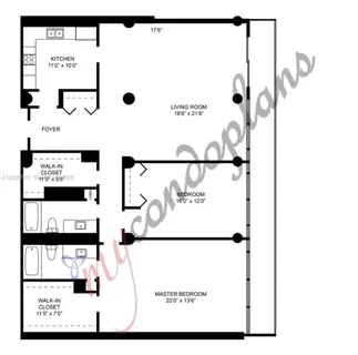 $4,950 | 900 Bay Drive, Unit 424, Miami Beach, FL 33141
