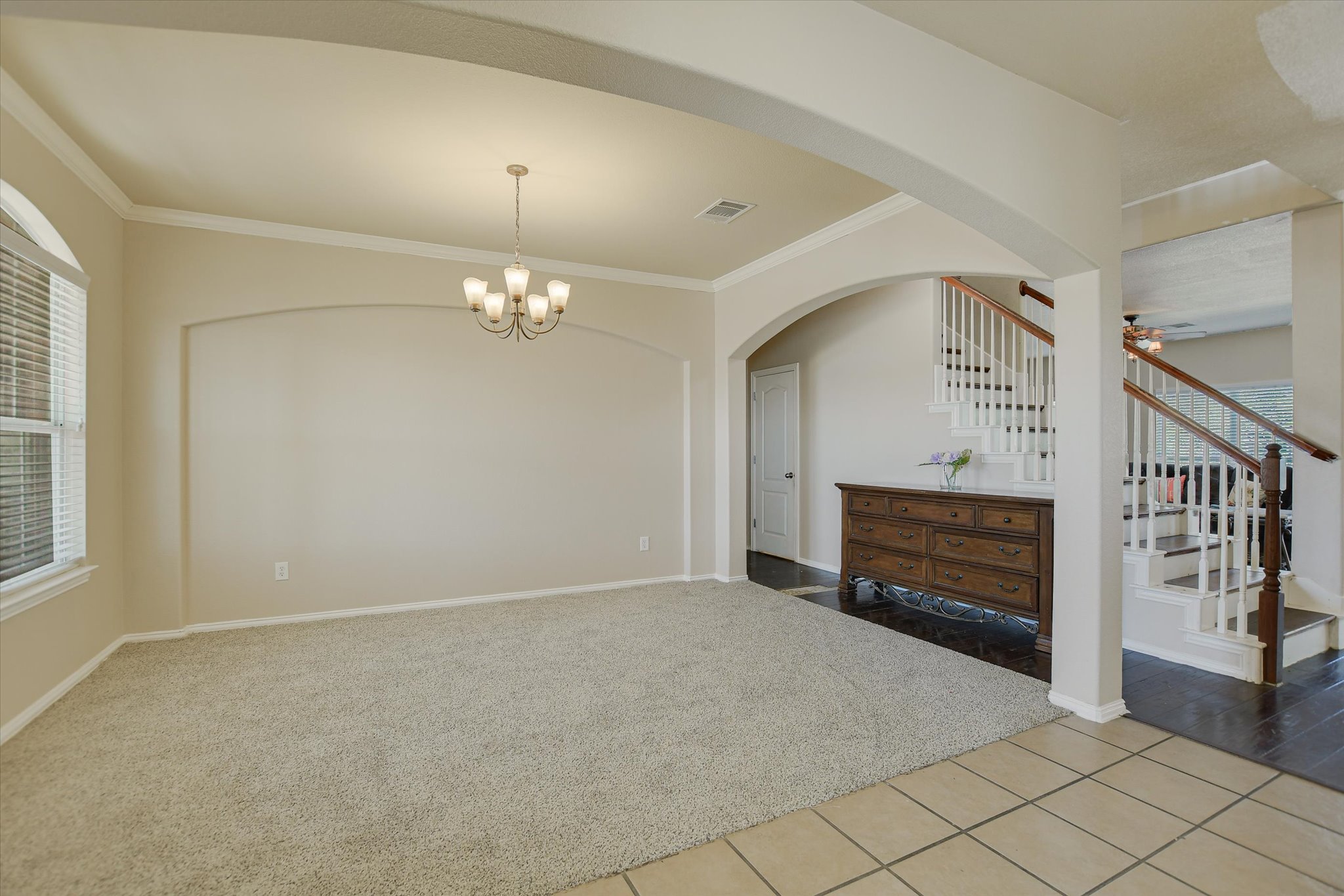 1101 Sedona Leander, TX 78641 - Photo 4 of 25 a view of an empty room with wooden floor fireplace and a window