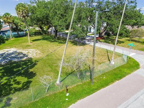 a view of swimming pool with a yard