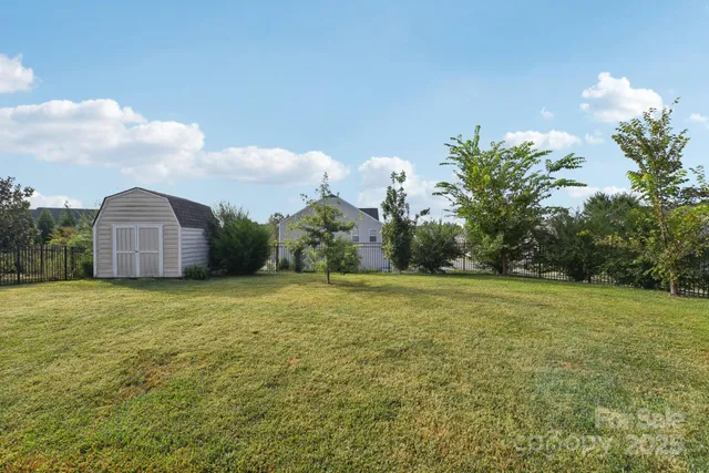 a house with trees in front of it