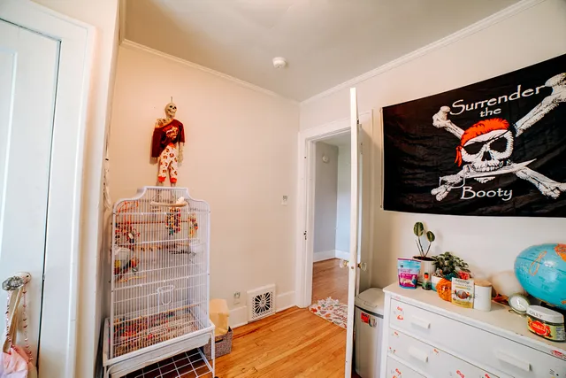 a living room with furniture fireplace and flat screen tv