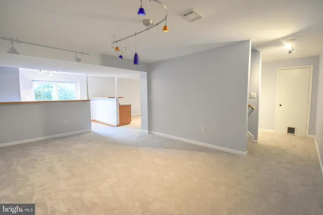 a view of an empty room