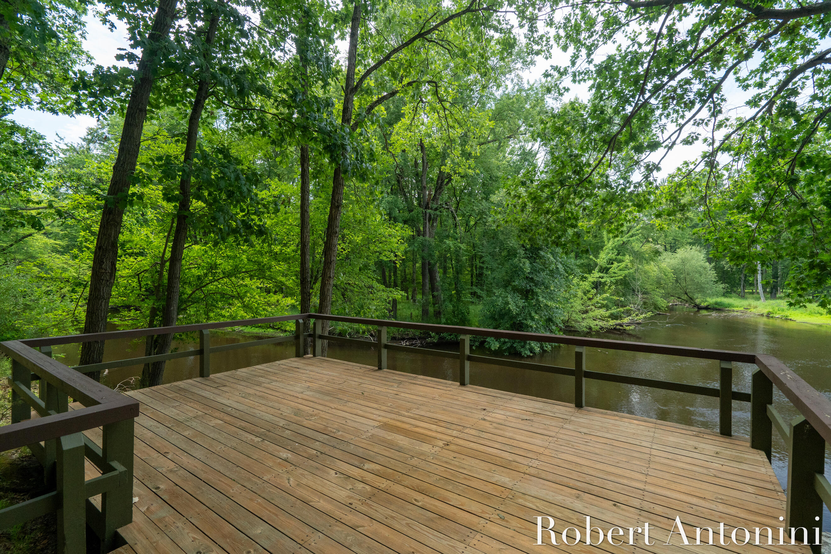 4751 Johnson Road Gowen, MI 49326 - Photo 120 of 146 Deck Overlooking River