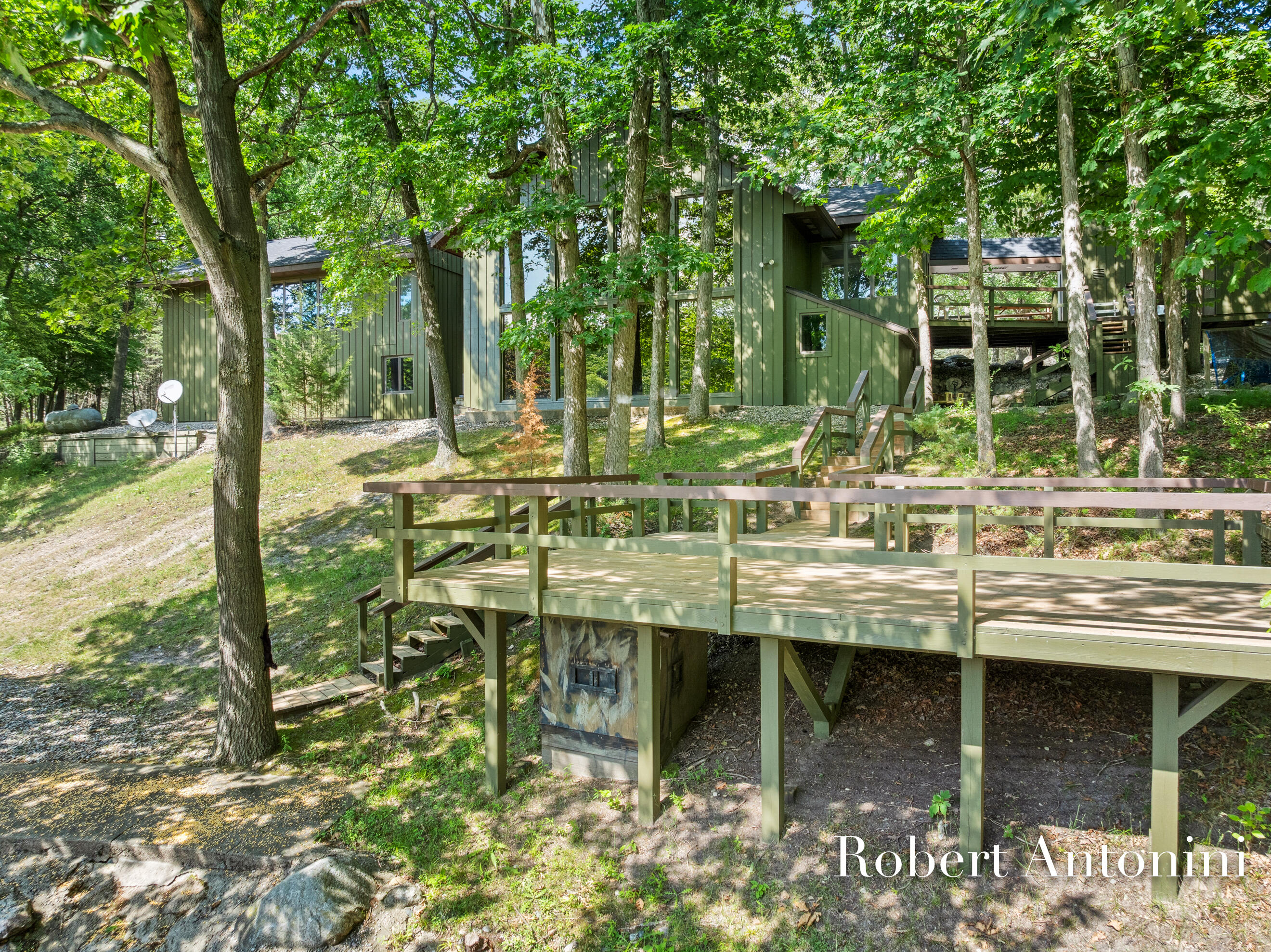 4751 Johnson Road Gowen, MI 49326 - Photo 49 of 146 From Flat River Looking at the Home