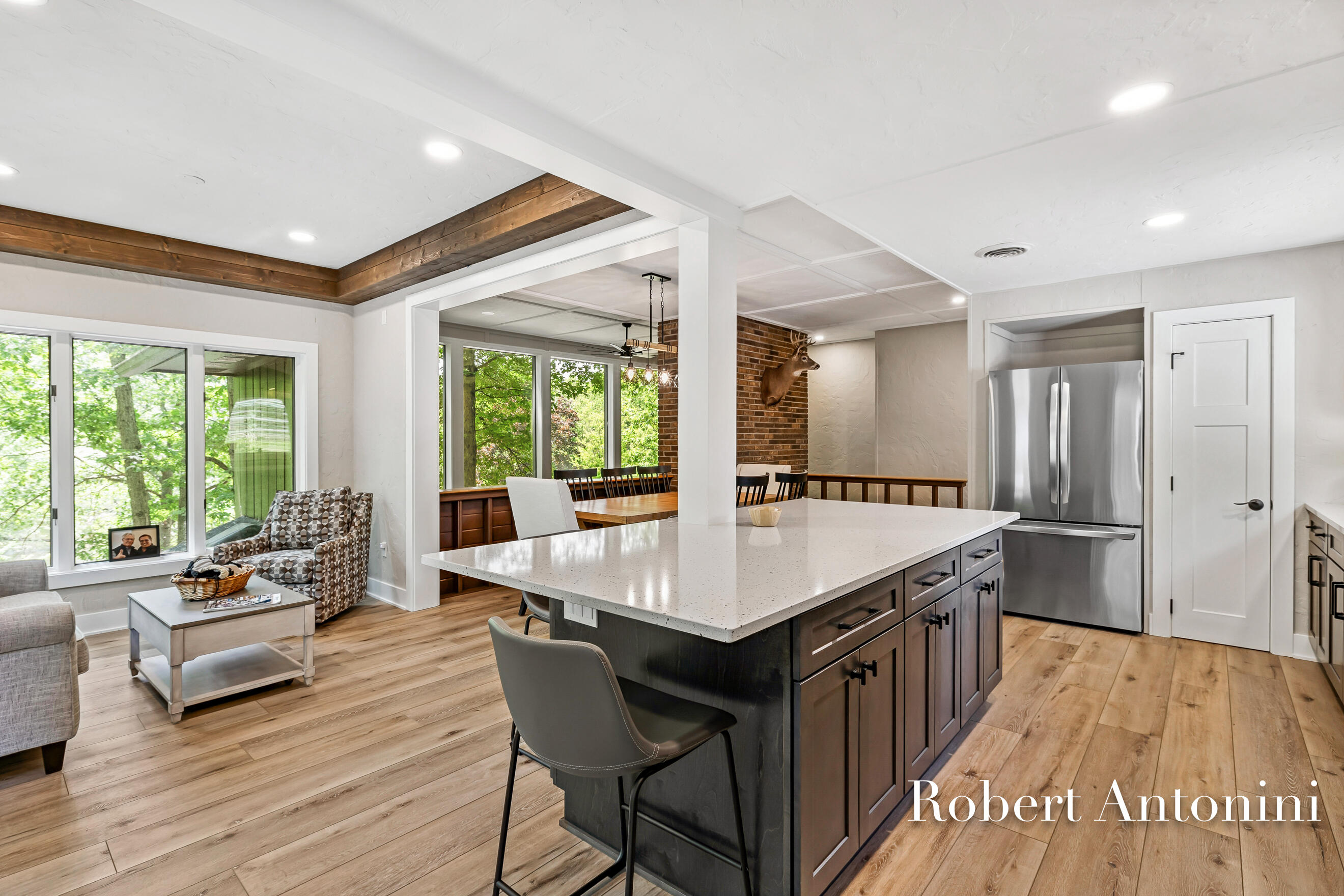 4751 Johnson Road Gowen, MI 49326 - Photo 6 of 146 Hearth Room/Kitchen