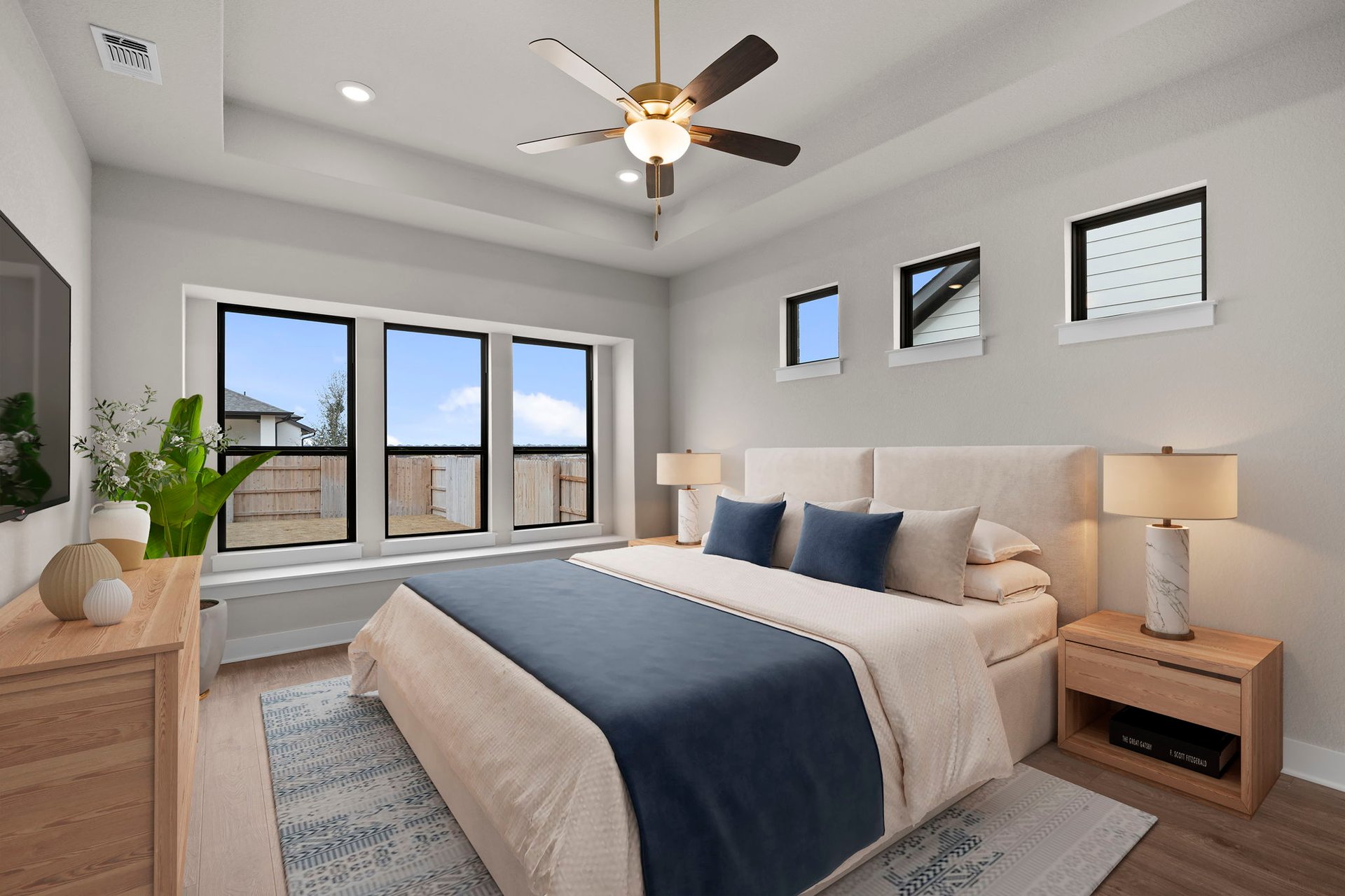 812 South Hemingway Loop Liberty Hill, TX 78642 - Photo 7 of 39 Primary Bedroom - Virtually Staged