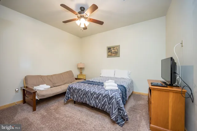 an aerial view of a football ground