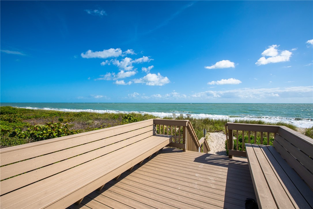 1050 Reef Road, Unit 102 Vero Beach, FL 32963 - Photo 29 of 36 a view of roof deck with ocean view