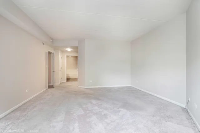 a view of an empty room