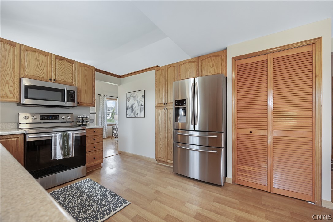 5182 Novara Lane Clay, NY 13041 - Photo 13 of 34 Two Pantry's! Stainless Steel Refrigerator