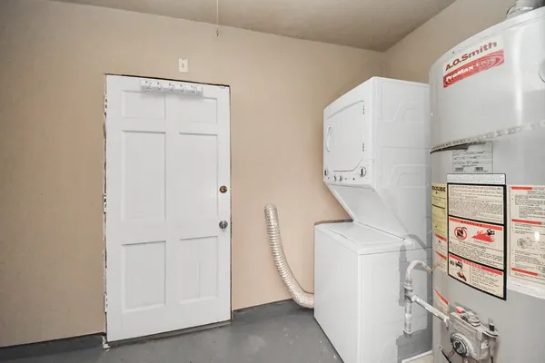 a view of storage and utility room