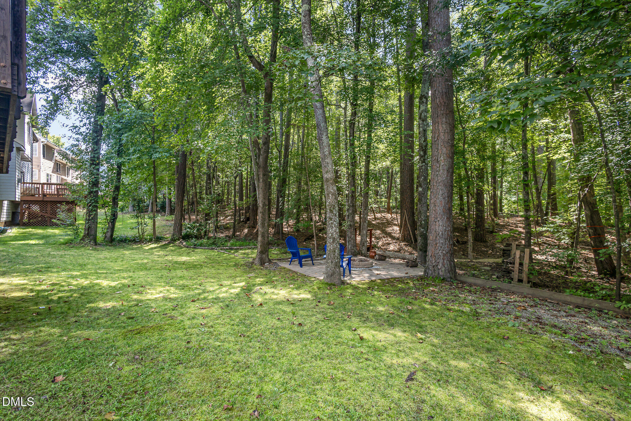 1004 Chancellors Ridge Drive Durham, NC 27713 - Photo 24 of 32 a view of a park with large trees