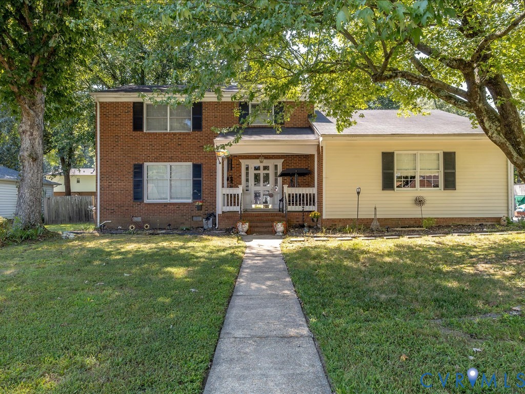 front view of house with a yard