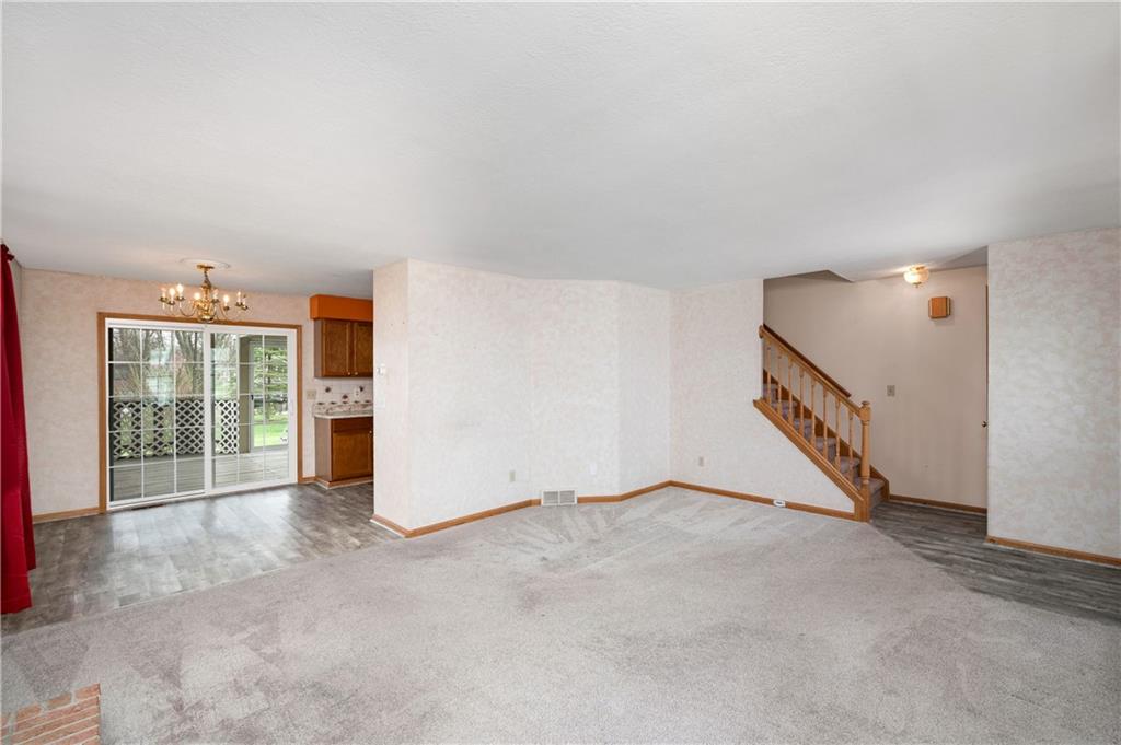 309 Quail Ridge Court Gibsonia, PA 15044 - Photo 8 of 48 Living room opens to eat-in kitchen