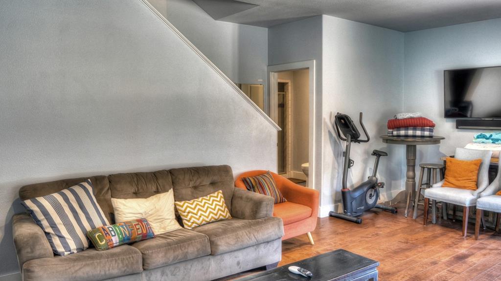 6454 Highway 83 Leakey, TX 78873 - Photo 59 of 74 a living room with furniture and a flat screen tv