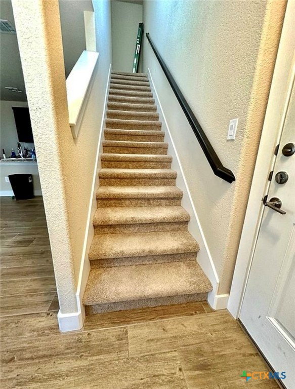405 High Tech Drive, Unit 9A Georgetown, TX 78626 - Photo 16 of 27 stairs - carpeted